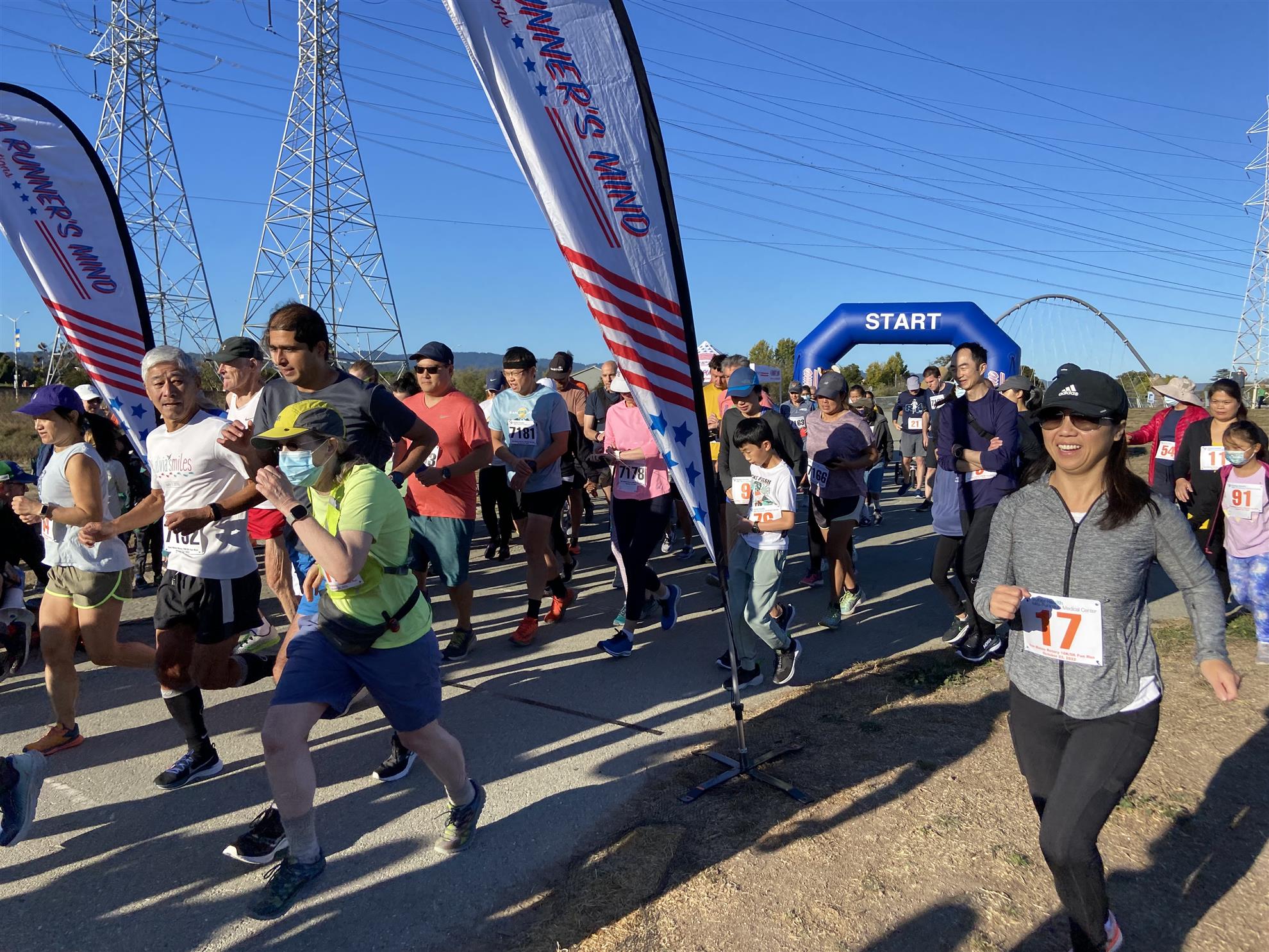 Fun Run participants on race day